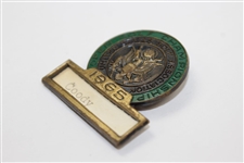 Charles Coody's 1965 US Open at Bellerive Contestant Badge