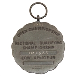 Charles Coody's 1961 US Open Sectional Qualifying Low Amateur USGA Medal - Dallas
