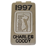 Charles Coodys Personal 1997 PGA Tour Money Clip/Badge
