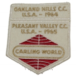 Charles Coodys Carling World Patch - Oakland Hills CC (1964) & Pleasant Valley CC (1965)