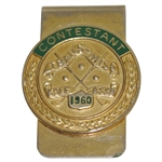 Charles Coodys 1960 Trans-Mississippi Golf Association Contestant Money Clip/Badge