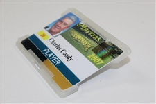Charles Coody's 2007 Masters Tournament Player ID Badge