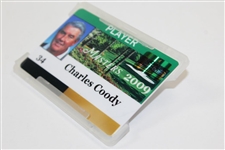 Charles Coody's 2009 Masters Tournament Player ID Badge