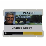 Charles Coodys 2016 Masters Tournament Player ID Badge