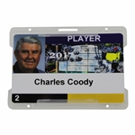 Charles Coodys 2017 Masters Tournament Player ID Badge