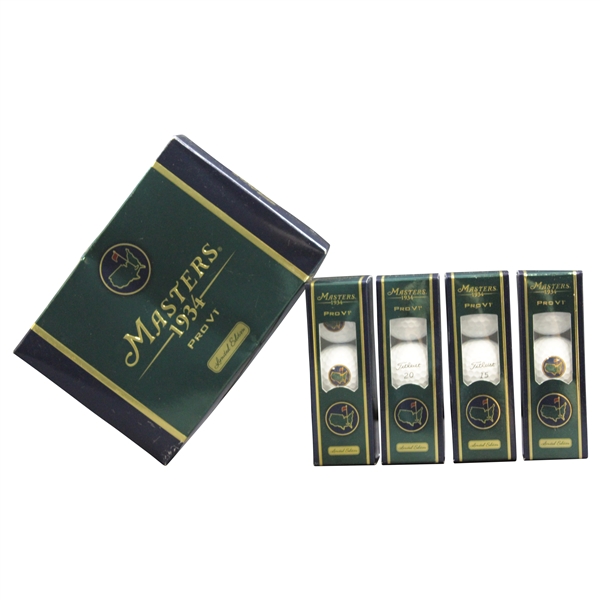 2015 Masters Tournament Dozen Pro-V1 Golf Balls in Original Box & Sleeves