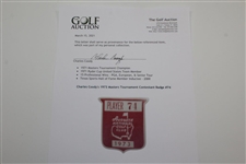 Charles Coody's 1973 Masters Tournament Contestant Badge #74