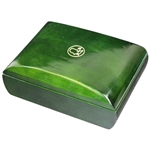 2015 Ltd Ed Masters Emerald Green Wood Box with Nine Logo Golf Balls