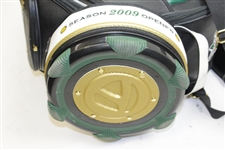 Greg Norman's Personal 2009 TaylorMade Season Opener Qantas Black/White/Green Full Size Golf Bag
