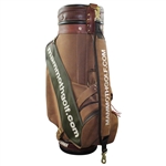 Greg Norman's Personal Mammothgolf.com Shark.com Qantas Olive & Tan Full Size Golf Bag