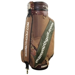 Greg Norman's Personal Mammothgolf.com Shark.com Qantas Olive & Tan Full Size Golf Bag