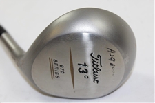 Greg Norman's Personal Used Titleist 970 Series 13 Degree 3-Wood with 'Aug 2000' Written on Sole