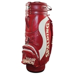 Greg Norman's Personal Classic Spalding 'Greg Norman' Tour Edition Red & White Full Size Golf Bag