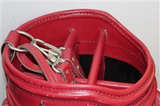 Greg Norman's Personal Classic Spalding 'Greg Norman' Tour Edition Red & White Full Size Golf Bag