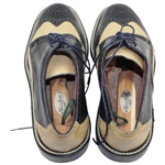 Greg Norman's Personal Used Tan & Black Wingtip RC Vero Cudio Golf Shoes - Made in Italy - Size 44