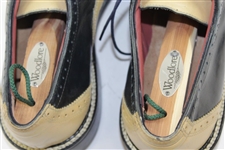 Greg Norman's Personal Used Tan & Black Wingtip RC Vero Cudio Golf Shoes - Made in Italy - Size 44