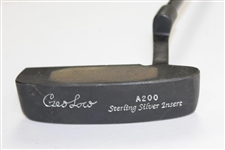 Greg Norman's Personal Geroge Low 'Silver Wizard' A200 Sterling Silver Insert Black Putter