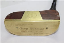 Greg Norman's Personal 1994 Grand Slam of Golf at Poipu Bay 'Greg Norman' Clubmakers Original Kiaw'a Wood Putter