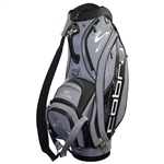 Greg Norman Signed Personal Cobra 'Greg Norman' King Grey & Black with Orange Line Full Size Golf Bag JSA ALOA