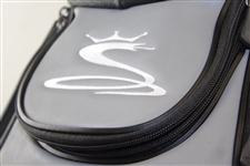 Greg Norman Signed Personal Cobra 'Greg Norman' King Grey & Black with Orange Line Full Size Golf Bag JSA ALOA