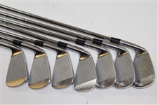 Greg Norman's Personal Used Set of TaylorMade TOUR RBladez Irons 3-9