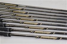 Greg Norman's Personal Used Set of TaylorMade Forged RAC Irons 2-PW