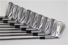 Greg Norman's Personal Used Set of Greg Norman Signature Forged Cobra Irons with Lead Tape 2-PW