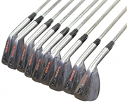Greg Norman's Personal Used Set of Greg Norman Signature Forged Cobra Irons with Lead Tape 2-PW