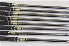Greg Norman's Personal Used Set of Greg Norman Signature Forged Cobra Irons with Lead Tape 2-9