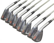 Greg Norman's Personal Used Set of Greg Norman Signature Forged Cobra Irons with Lead Tape 2-9