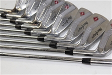 Greg Norman's Personal Used Set of MacGRegor MT Forged1025 Irons with Lead Tape 2-PW