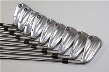 Greg Norman's Personal Used Set of MotoSpeed V-Foil GN Irons 2-PW