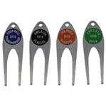 Charles Coodys Four 1970 Contestant Divot Tools - Four Ball Championship, American Classic, IVB Classic, & Phoenix Open