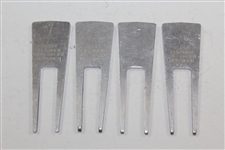 Charles Coody's Four 1967 Contestant Divot Tools - PGA New Orleans, PGA Memphis, PGA Philadelphia, & PGA Minnesota