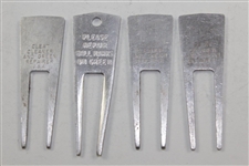 Charles Coody's Four 1967 Contestant Divot Tools - PGA Colonial, PGA Sahara, PGA Cleveland, & PGA Dallas