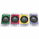 2010 Masters Tournament Daily Ticket Set - Thursday, Friday, Saturday, & Sunday - Phil Mickelson Winner