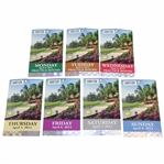 2012 Masters Tournament Full Daily Ticket Set - Monday-Sunday - Bubba Watson Winner