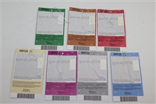 2012 Masters Tournament Full Daily Ticket Set - Monday-Sunday - Bubba Watson Winner