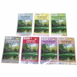 2014 Masters Tournament Full Daily Ticket Set - Monday-Sunday - Bubba Watson Winner
