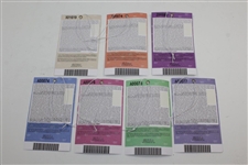 2016 Masters Tournament Full Daily Ticket Set - Monday-Sunday - Danny Willett Winner