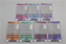 2019 Masters Tournament Full Daily Ticket Set - Monday-Sunday - Tiger Woods Winner
