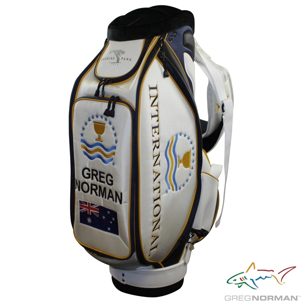 Greg Normans Personal 2009 The Presidents Cup International Team Greg Norman Harding Park Golf Bag