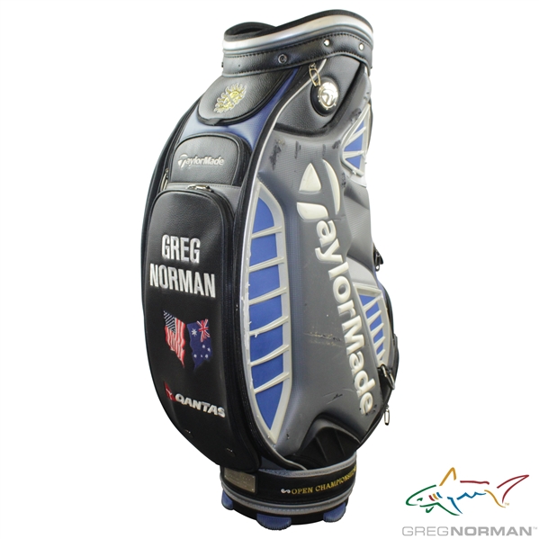Greg Normans Personal TaylorMade Greg Norman Qantas 2009 TM Open Championship Full Size Golf Bag