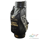 Greg Normans Signed Personal King Cobra Black Full Size Golf Bag with Stiched Signature "Attack Life" JSA ALOA