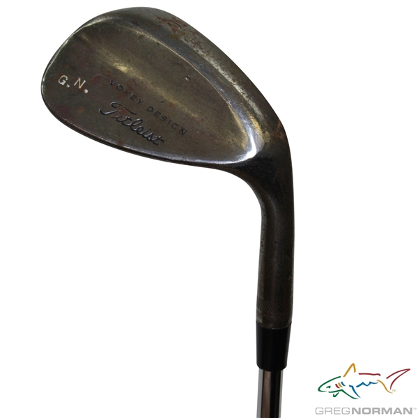 Greg Normans Personal Used Titleist Vokey Design G.N. 60 Degree Wedge