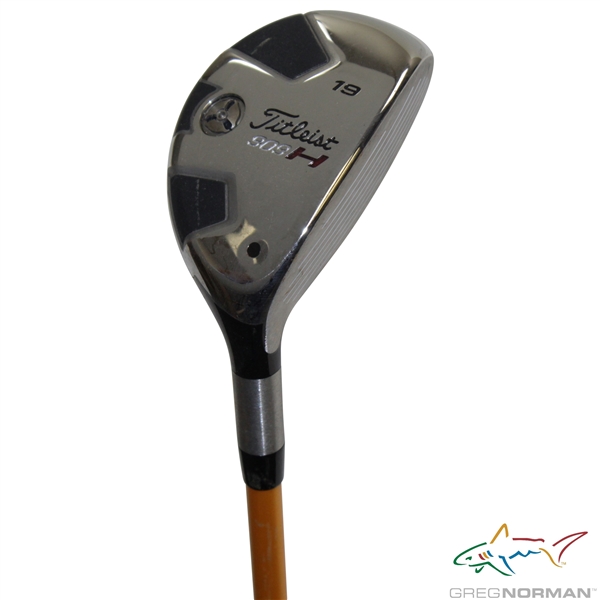 Greg Normans Personal Used Titleist 909 H 19 Degree Hybrid Club