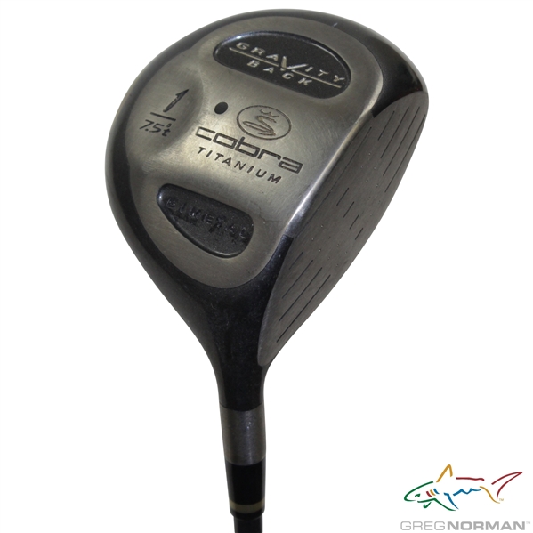 Greg Normans Personal Cobra Titanium Bimetal Gravity Back 7.5 Degree Driver
