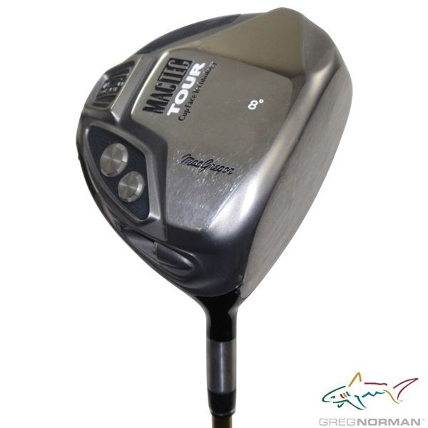 Greg Normans Personal MacGregor MacTec TOUR CupFace Technology 8 Degree Driver with 10 Sharpied on Face