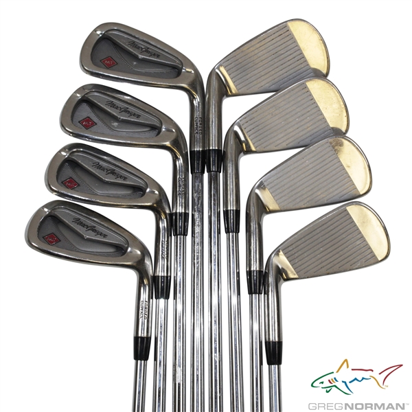 Greg Normans Personal Used MacGRegor MT Forged Cupface Set of Irons 3-PW