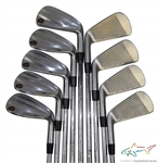 Greg Normans Personal Used Set of MotoSpeed V-Foil GN Irons 2-PW